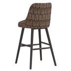 Sgabello da Bar Skyline Furniture Sherrie con Schienale Curvo Fantasia