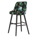 Sgabello da Bar Skyline Furniture Sherrie con Schienale Curvo Fantasia