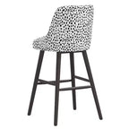 Sgabello da Bar Skyline Furniture Sherrie con Schienale Curvo Fantasia