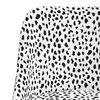 Sgabello da Bar Skyline Furniture Sherrie con Schienale Curvo Fantasia