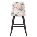 Sgabello da Bar Skyline Furniture Sherrie con Schienale Curvo Fantasia