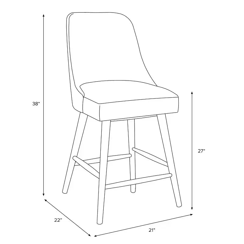Skyline Furniture Sherrie Sgabello Altezza Bancone Fantasia