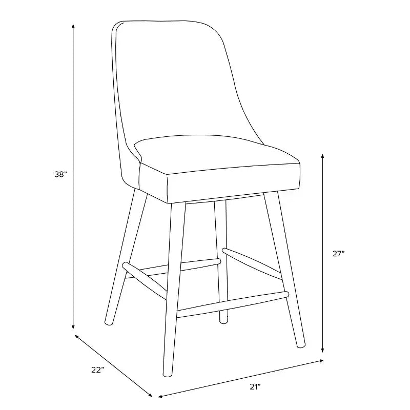 Skyline Furniture Sherrie Sgabello Altezza Bancone Fantasia