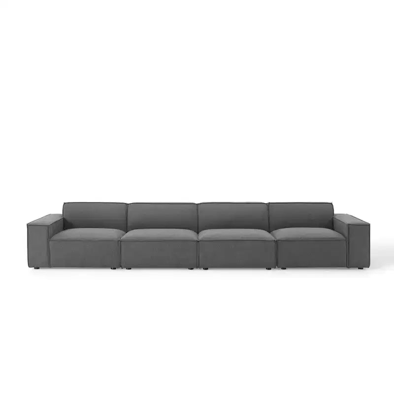 Divano componibile Restore a 4 posti con pouf - Modway