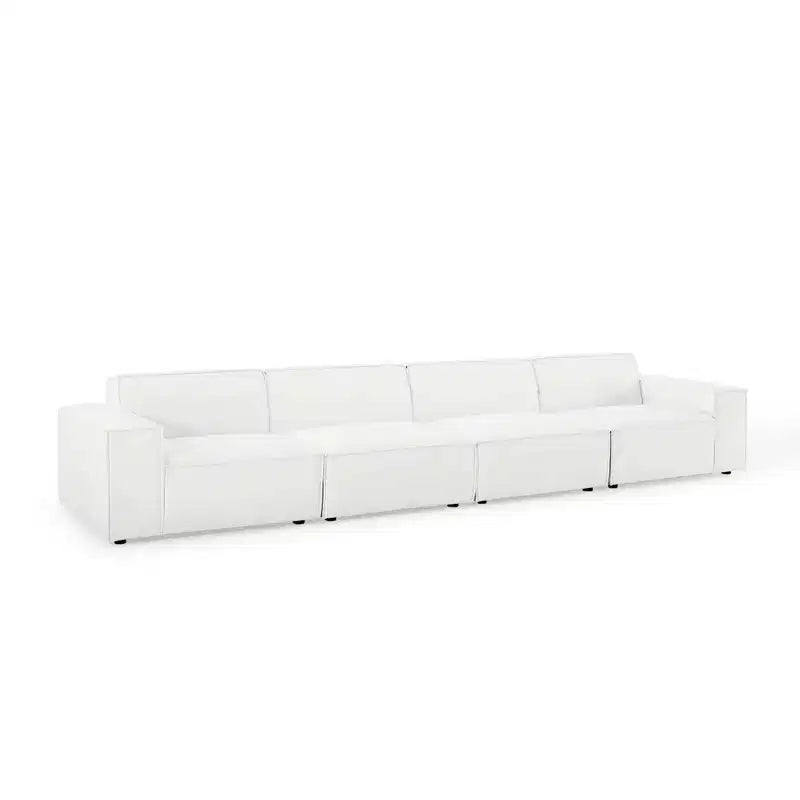 Divano componibile Restore a 4 posti con pouf - Modway