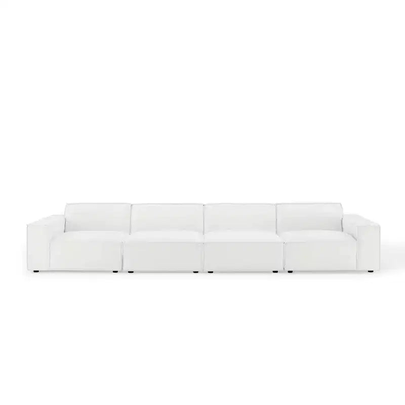 Divano componibile Restore a 4 posti con pouf - Modway