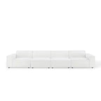 Divano componibile Restore a 4 posti con pouf - Modway