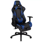 Set Sedia Reclinabile da Gaming Flash Furniture con Scrivania, Poggiapiedi, Portabicchieri, Gancio per Cuffie e Supporto per Monitor/Smartphone