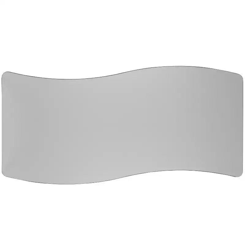 Flash Furniture Tavolo Attività Rettangolare Mobile 26W x 60L a Onda Flessibile Collaborativo in Laminato Termico - Gambe Regolabili ad Altezza Standard