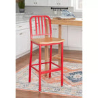 Set di 2 sgabelli da bar in metallo Frazier - Linon