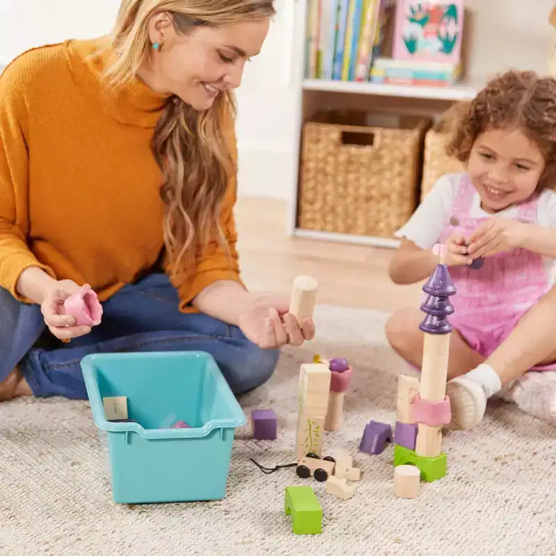 ECR4Kids Streamline 10 armadietti per vassoi e 10 contenitori a bocca di lupo, 5x2, mobili per bambini