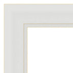Specchio da Parete per Bagno con Cornice Flair Bianco Morbido - Amanti Art