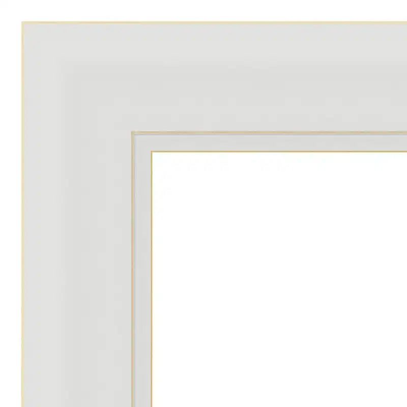 Specchio da Parete per Bagno con Cornice Flair Bianco Morbido - Amanti Art