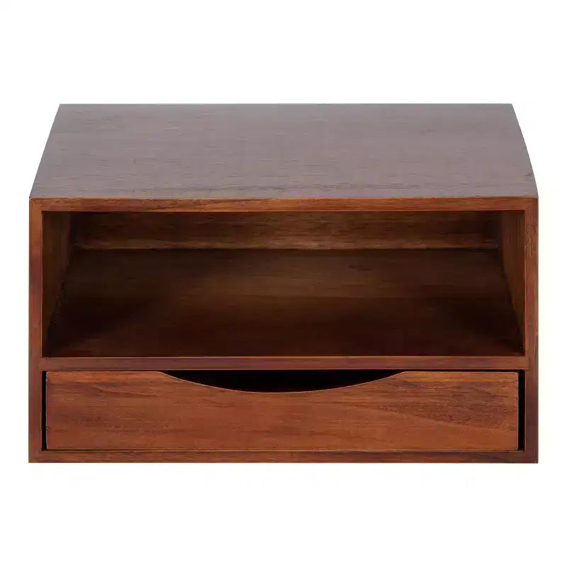 12.5 x 10 x 7 Mensole da Muro Flottanti Hutton con Cassetto - Kate & Laurel All Things Decor