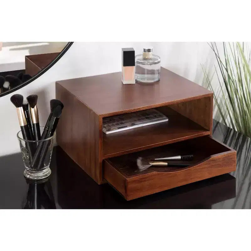 12.5 x 10 x 7 Mensole da Muro Flottanti Hutton con Cassetto - Kate & Laurel All Things Decor