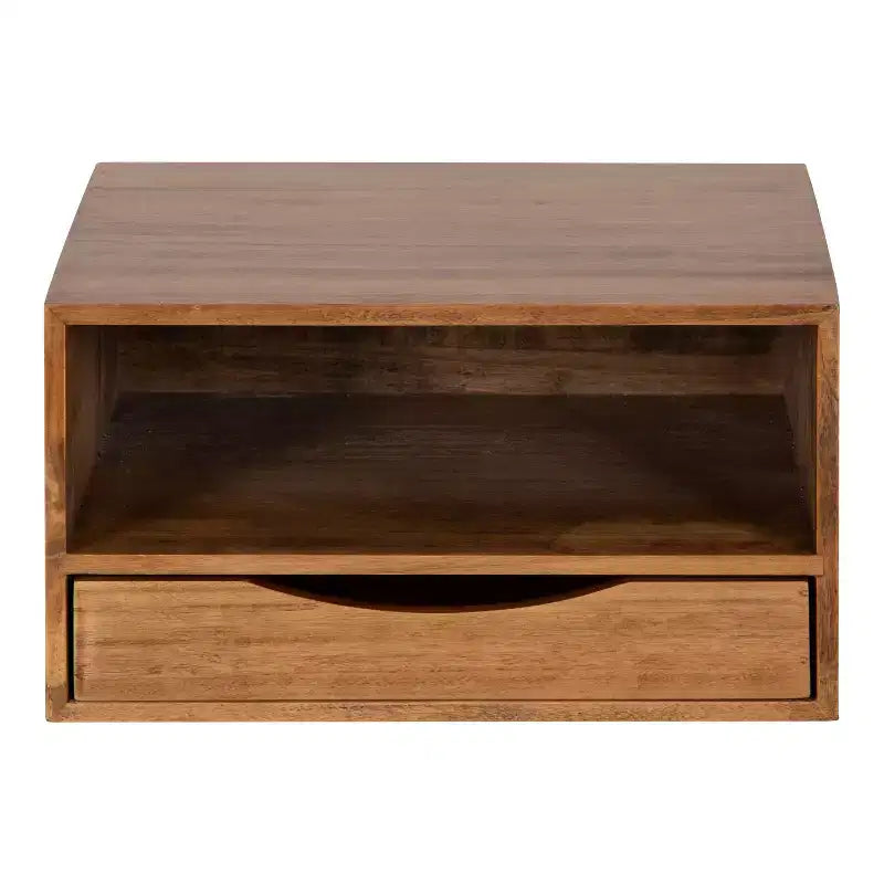12.5 x 10 x 7 Mensole da Muro Flottanti Hutton con Cassetto - Kate & Laurel All Things Decor