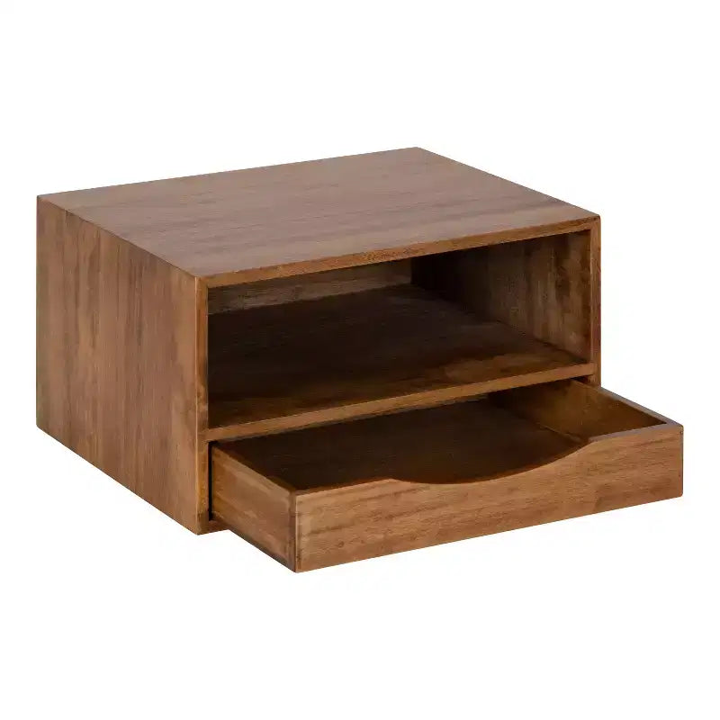 12.5 x 10 x 7 Mensole da Muro Flottanti Hutton con Cassetto - Kate & Laurel All Things Decor