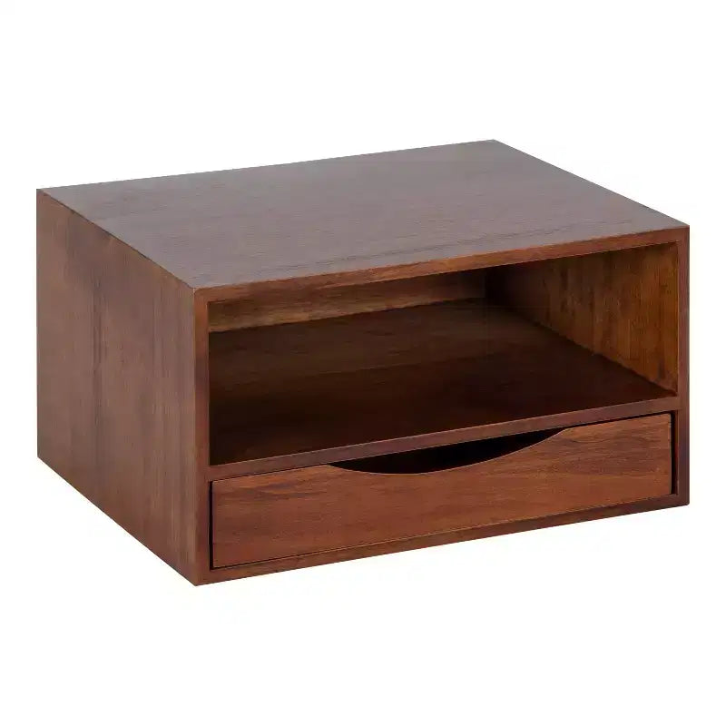 12.5 x 10 x 7 Mensole da Muro Flottanti Hutton con Cassetto - Kate & Laurel All Things Decor