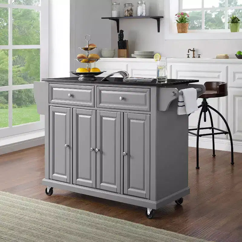 Carrello da Cucina con Piano in Granito a Grandezza Naturale da 52" - Crosley