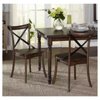 Set di 2 sedie da pranzo Constance con schienale a croce - Buylateral