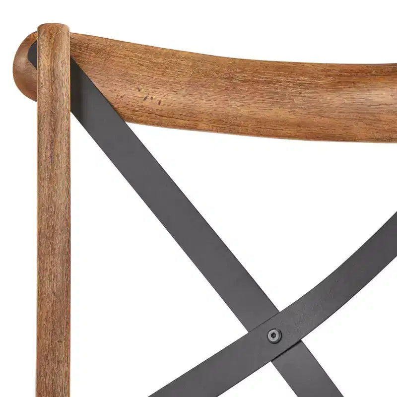 Set di 2 sedie da pranzo Constance con schienale a croce - Buylateral