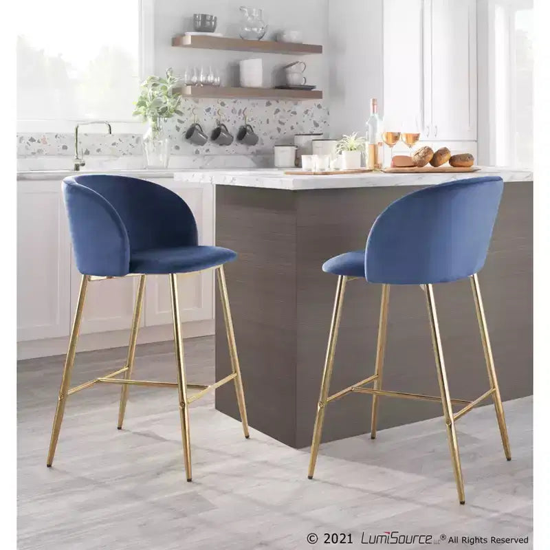 Set di 2 sgabelli da bar contemporanei Fran - LumiSource