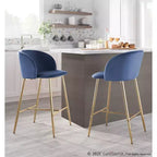 Set di 2 sgabelli da bar contemporanei Fran - LumiSource