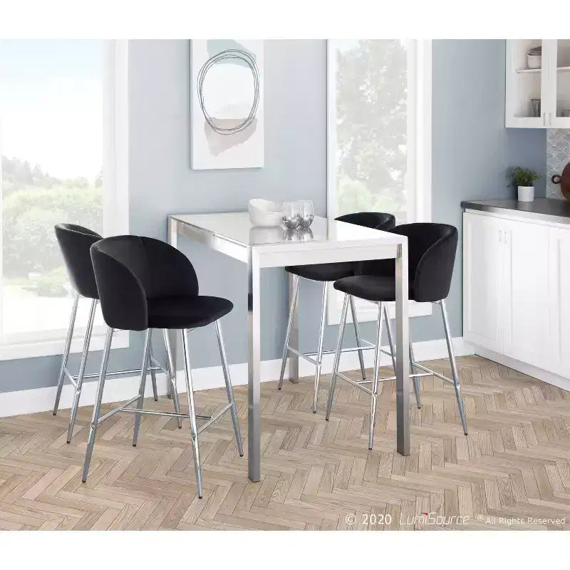 Set di 2 sgabelli da bar contemporanei Fran - LumiSource