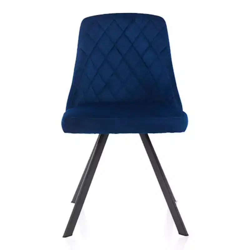 24/7 Shop At Home Set di 2 poltrone accentate Lina con impunture a rombi