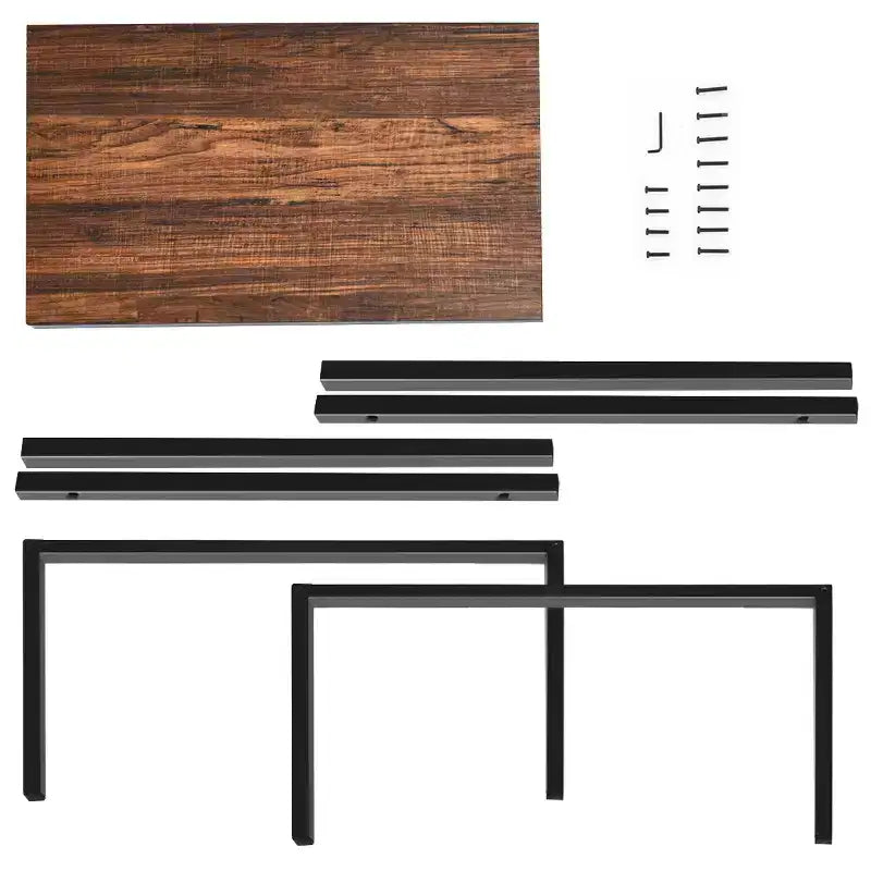 Tavolino laterale C da divano Costway 26'' porta laptop, mobili per ufficio domestico