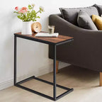 Tavolino laterale C da divano Costway 26'' porta laptop, mobili per ufficio domestico