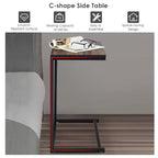 Tavolino laterale C da divano Costway 26'' porta laptop, mobili per ufficio domestico