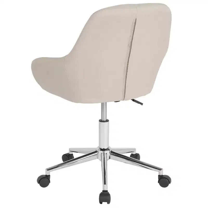 Sedia da ufficio Merrick Lane stile bucket con girevole a 360 gradi