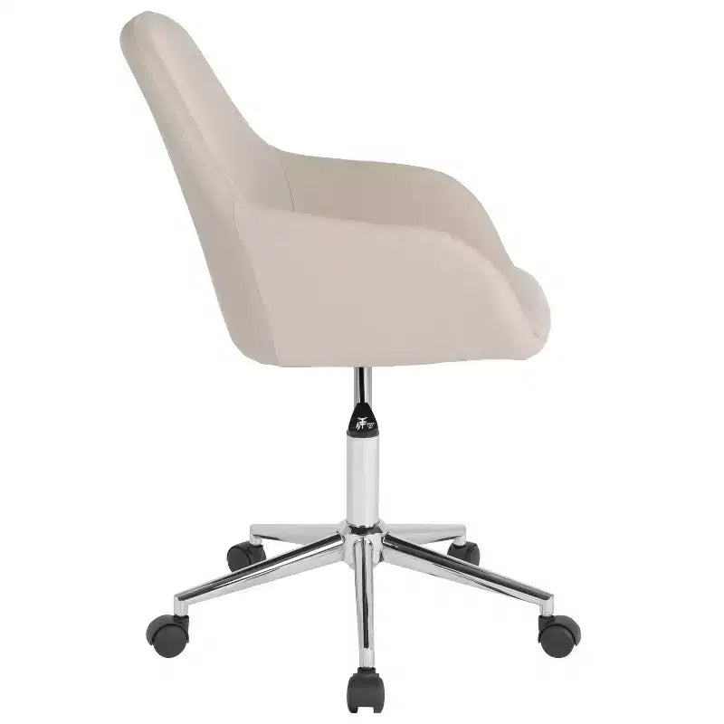 Sedia da ufficio Merrick Lane stile bucket con girevole a 360 gradi
