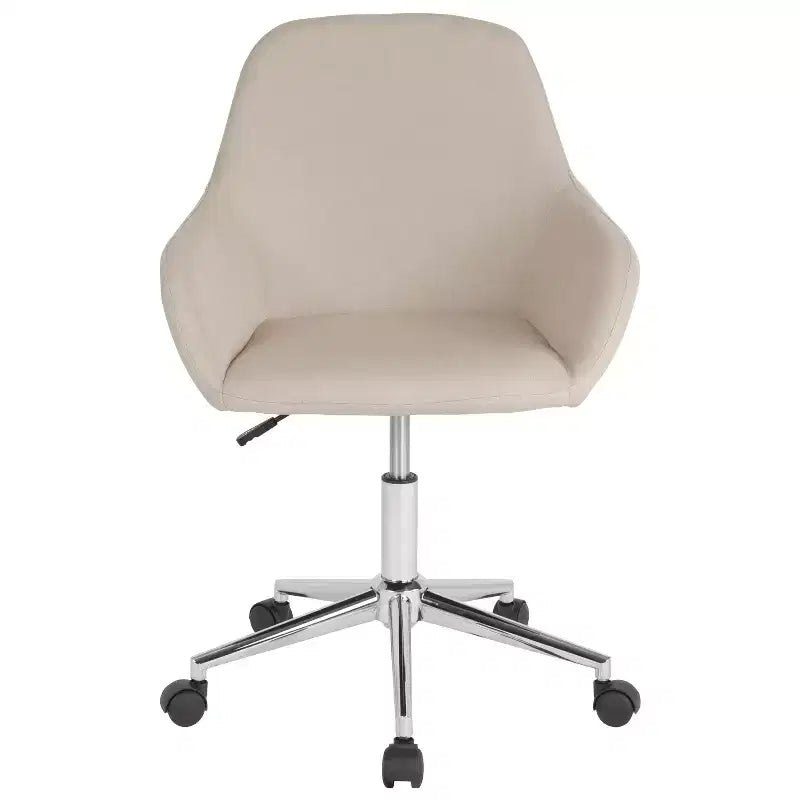 Sedia da ufficio Merrick Lane stile bucket con girevole a 360 gradi