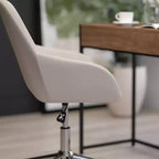 Sedia da ufficio Merrick Lane stile bucket con girevole a 360 gradi