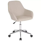 Sedia da ufficio Merrick Lane stile bucket con girevole a 360 gradi