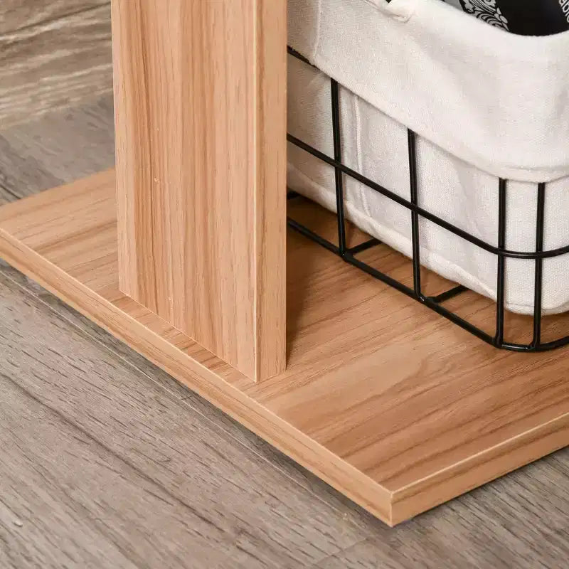 HOMCOM Scrivania da Ufficio Girevole a 360° a L ad Angolo per Computer con Scaffali Contenitori, Scrivania da Lavoro