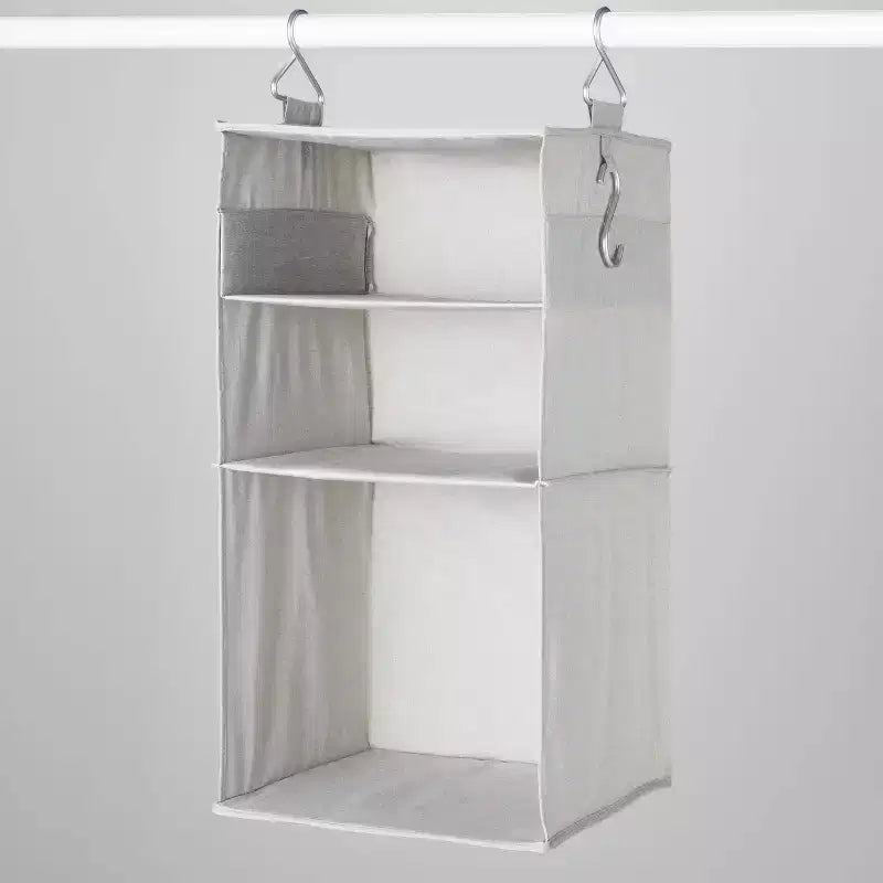 Hanging Fabric Storage Organizer Gray - Brightroom