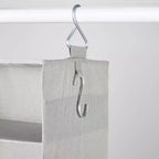 Organizzatore per armadio pensile in tessuto grigio - Brightroom