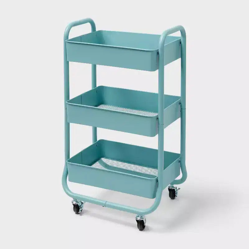 Carrello multiuso in metallo a 3 ripiani - Brightroom