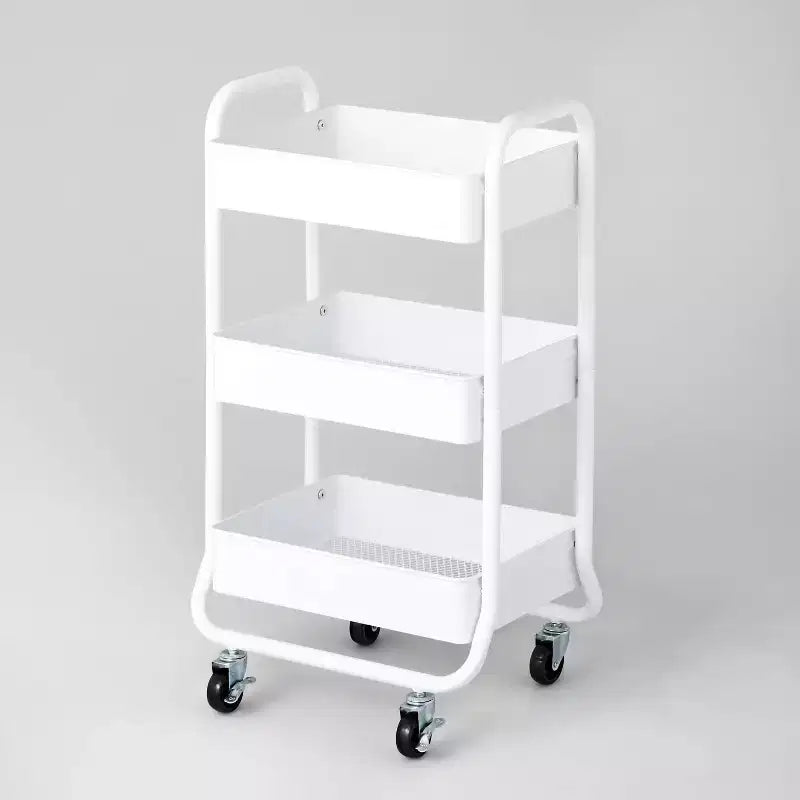 Carrello multiuso in metallo a 3 ripiani - Brightroom