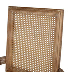 Set di 6 sedie da pranzo imbottite in legno e canna Maria French Country - Christopher Knight Home