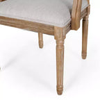 Set di 6 sedie da pranzo imbottite in legno e canna Maria French Country - Christopher Knight Home