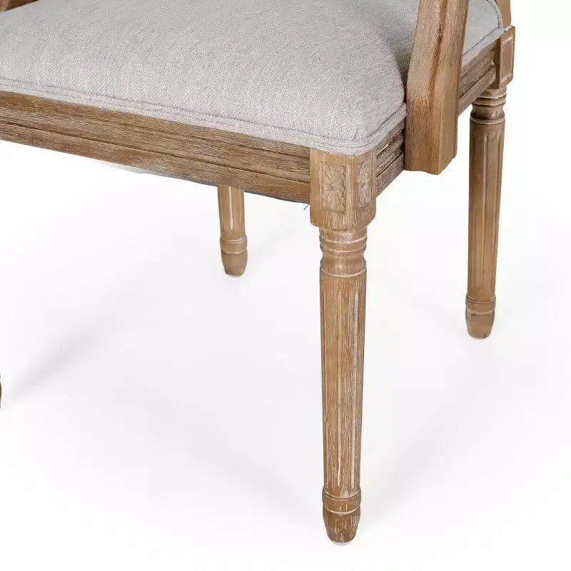 Set di 6 sedie da pranzo imbottite in legno e canna Maria French Country - Christopher Knight Home