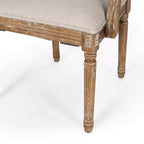 Set di 6 sedie da pranzo imbottite in legno e canna Maria French Country - Christopher Knight Home