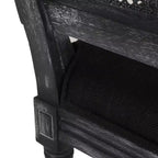 Set di 6 sedie da pranzo imbottite in legno e canna Regina French Country - Christopher Knight Home