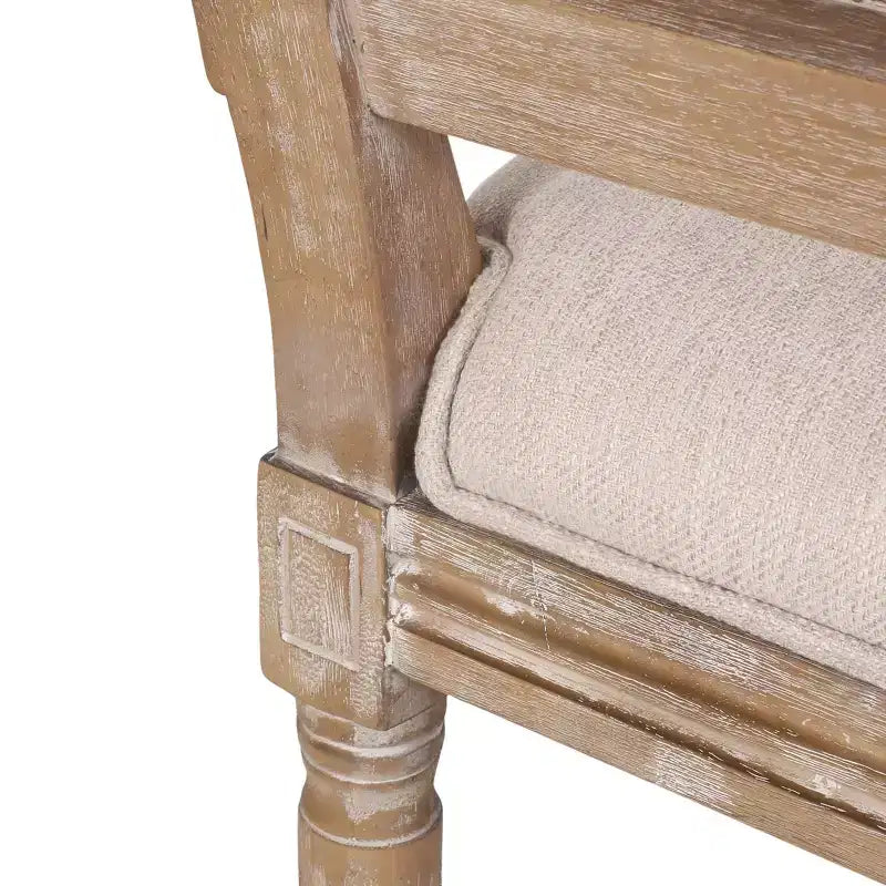 Set di 6 sedie da pranzo imbottite in legno e canna Regina French Country - Christopher Knight Home
