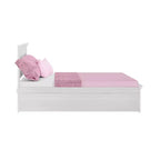 Struttura letto matrimoniale Max & Lily con letto estraibile, letto a piattaforma in legno massello