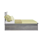 Struttura letto matrimoniale Max & Lily con letto estraibile, letto a piattaforma in legno massello